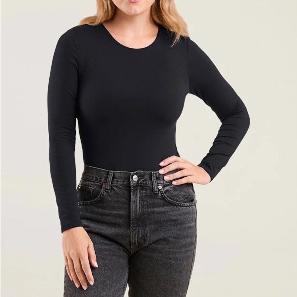 Nuuds Seamless Long sleeve thong Bodysuit